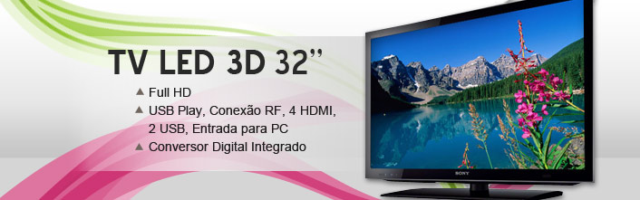 TV LED 3D 32''